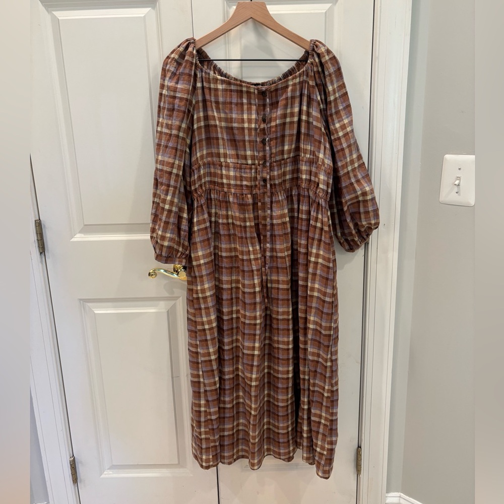 Madewell Gauze Sophia Midi Dress XL